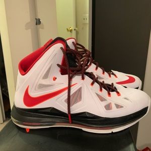LeBron 10s heat colorway